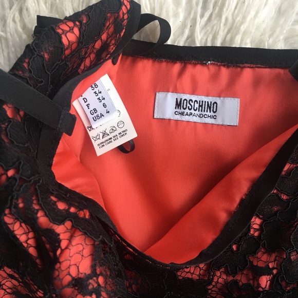 Moschino Lace Overlay Dress - Picture 4 of 12